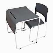 LUXOR Lightweight Stackable Student Desk and Chair STUDENT-STK1PK